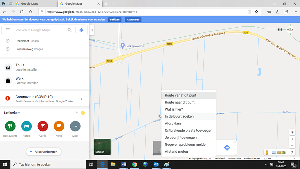 Je bekijkt nu De beste manier om de afstand te meten op Google maps
