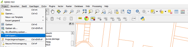 QGIS DXF exporteren